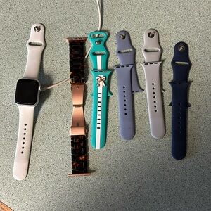 Apple Watch Series 5 with cellular and extra watch bands